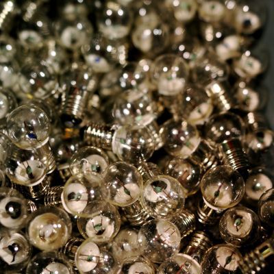 Many lightbulbs